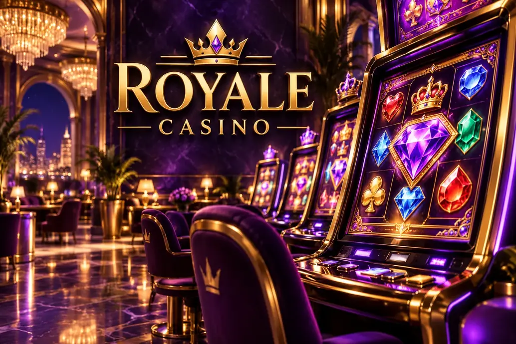 Ilustración: tragamonedas en Royale Casino